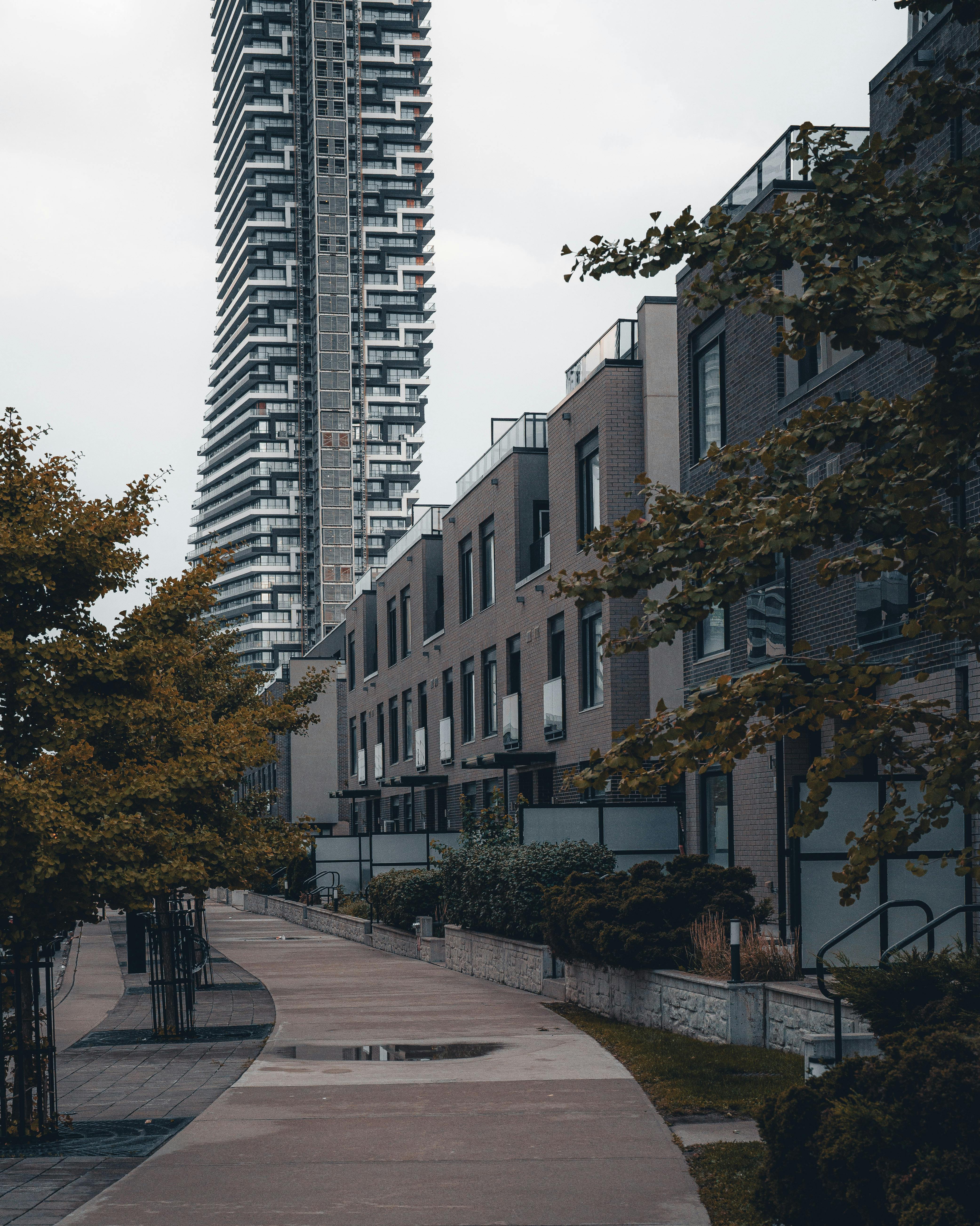 免费 密西沙加市的迷人城市景观，突显了现代建筑和都市生活。 素材图片