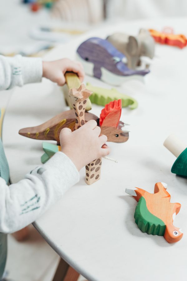 Kids Playing Lego