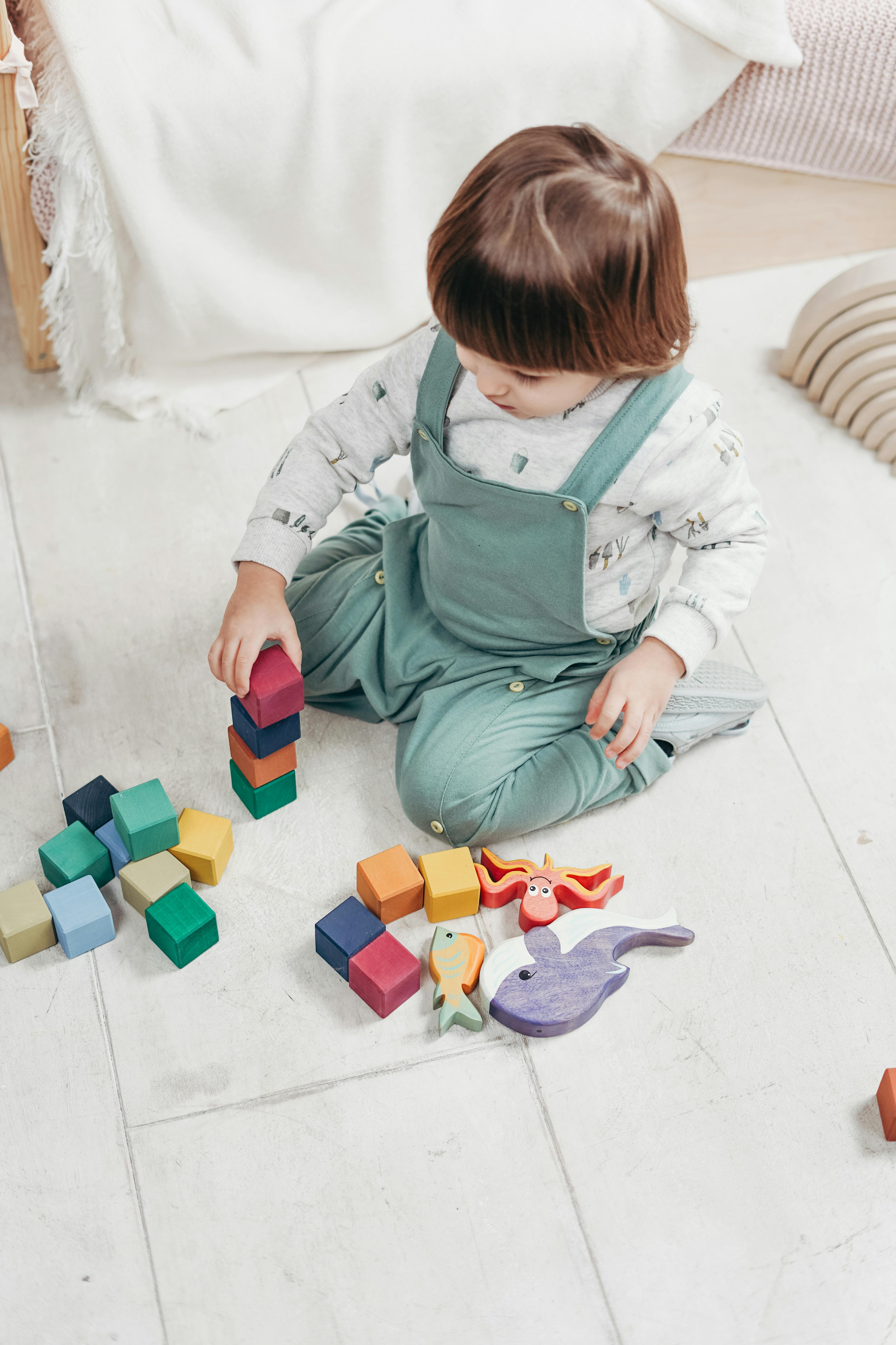 kids sitting on floor