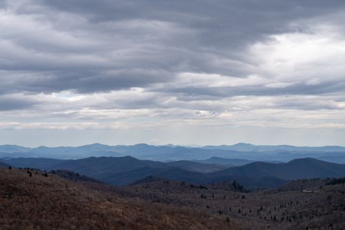 Free Breathtaking view of the Appalachian Mountains and cloudscape, perfect for nature and travel enthusiasts. Stock Photo