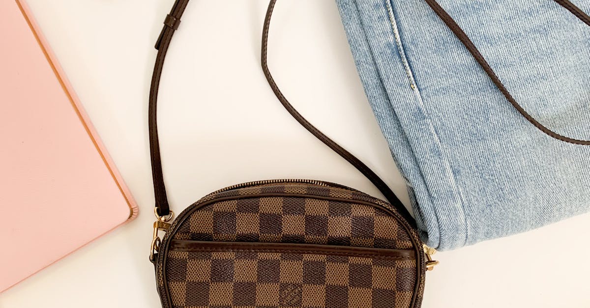 Brown and Black Checkered Handbag · Free Stock Photo