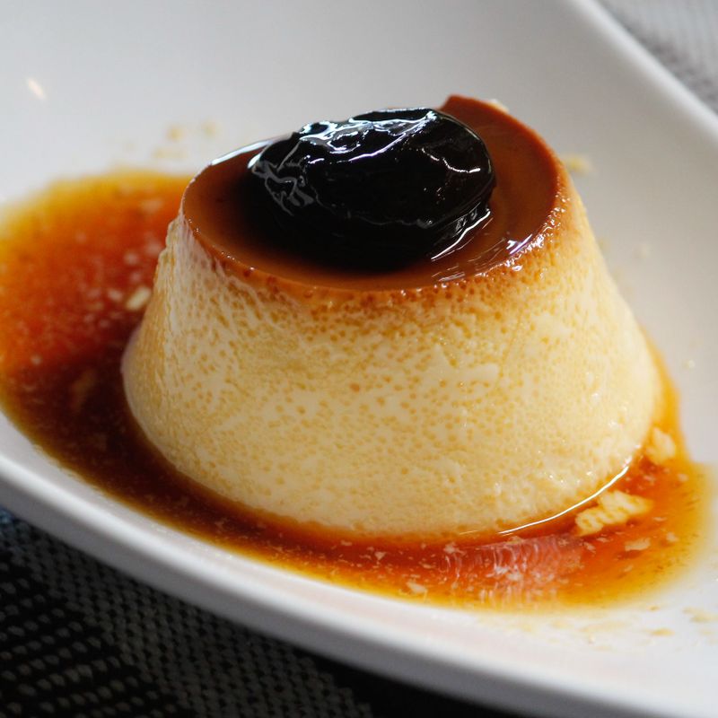 Party Crowd-Pleaser Cardamom Milk Flan with Burnt Caramel Top