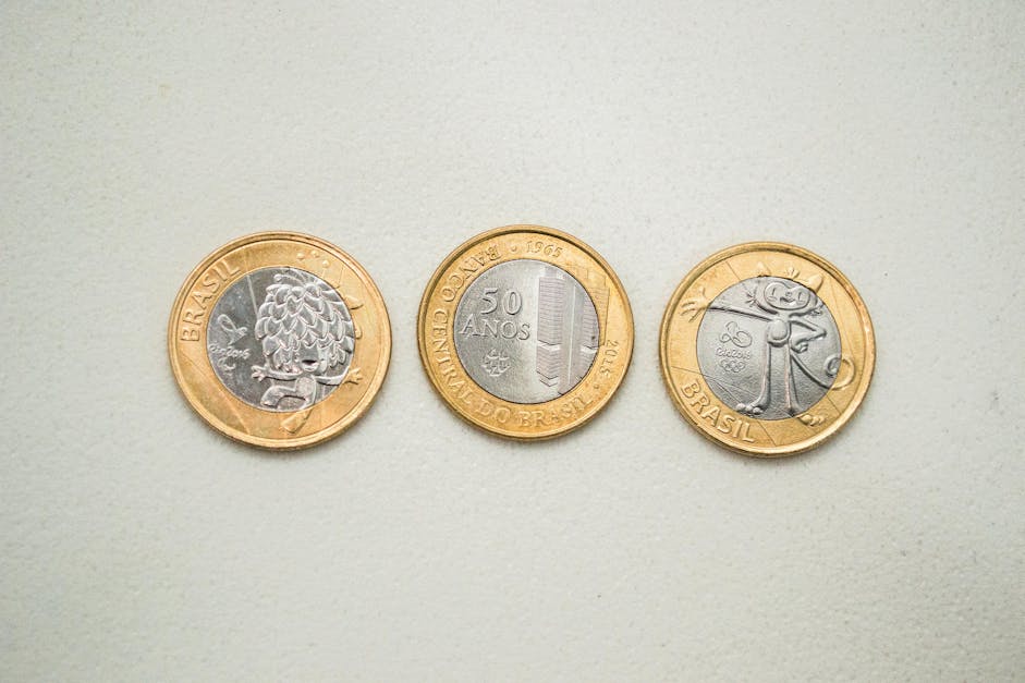 Free stock photo of brazil, coin, dinheiro