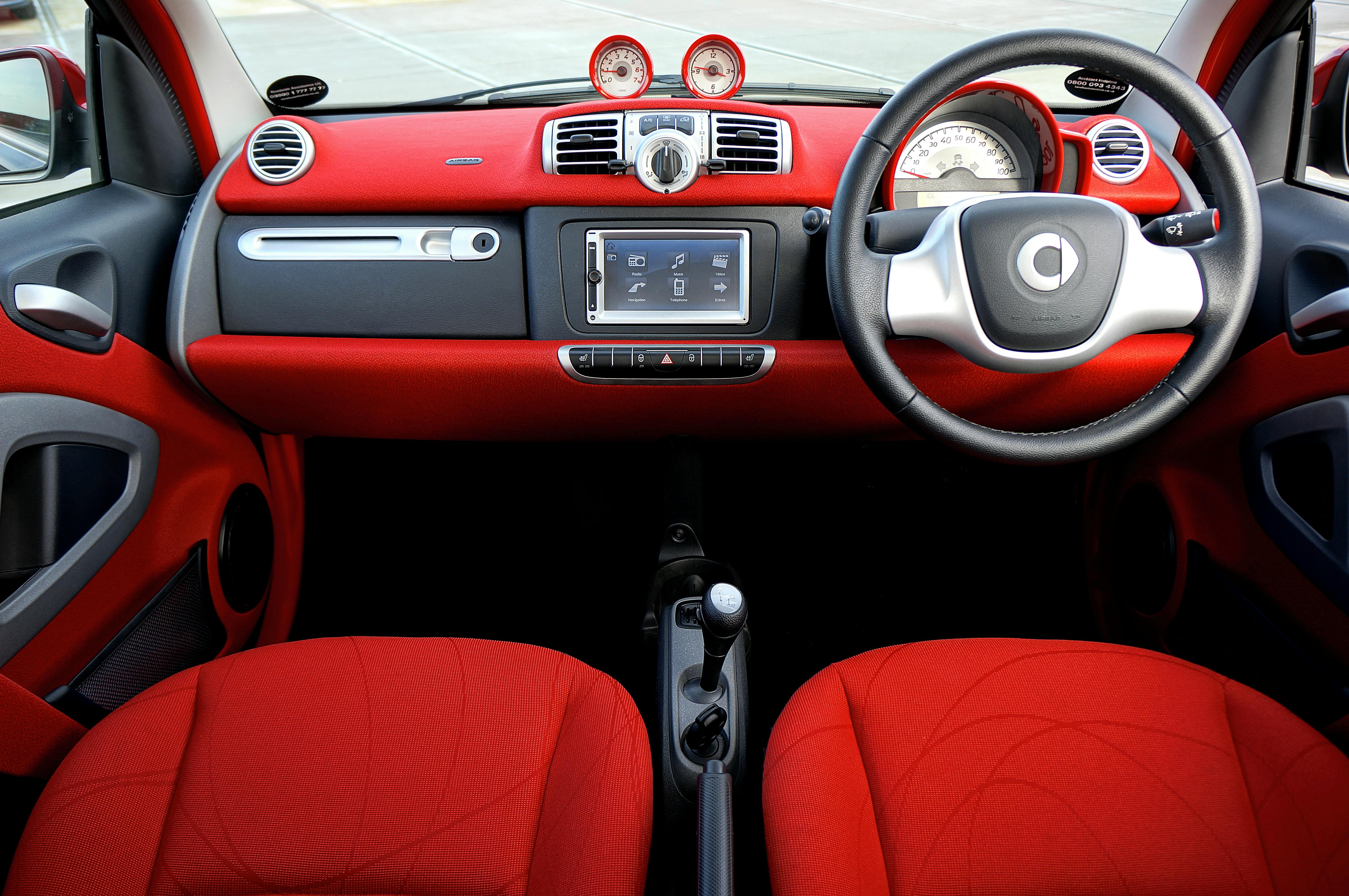 Red and Black Car Interior · Free Stock Photo