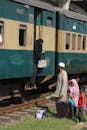 Family Boarding Train in Bangladesh