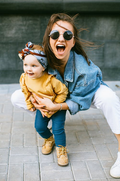 A Photo of Mother and Daughter