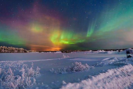 Aurora borealis viewing — Churchill