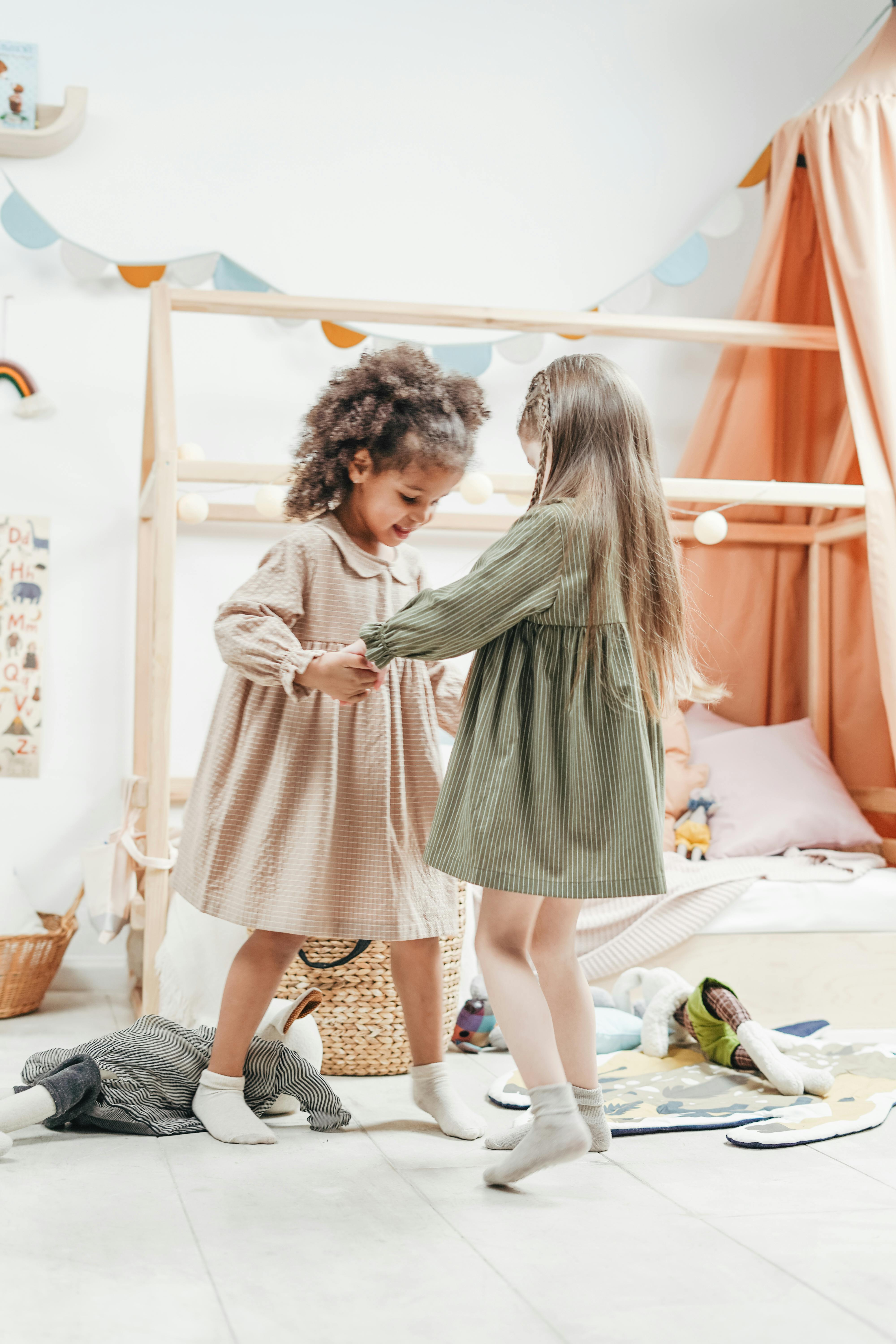 photo of girls dancing