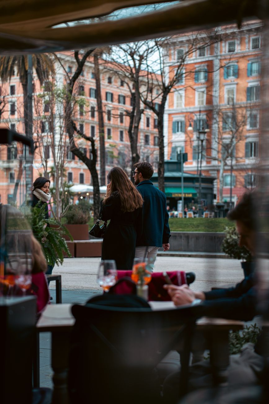 Person using smartphone for professional networking