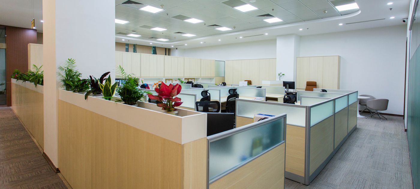 A bright open-plan office in KL — the pest hotspots are behind the scenes, not at the desks