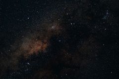 High-resolution image of a starry night sky featuring the Milky Way galaxy, showcasing celestial beauty.