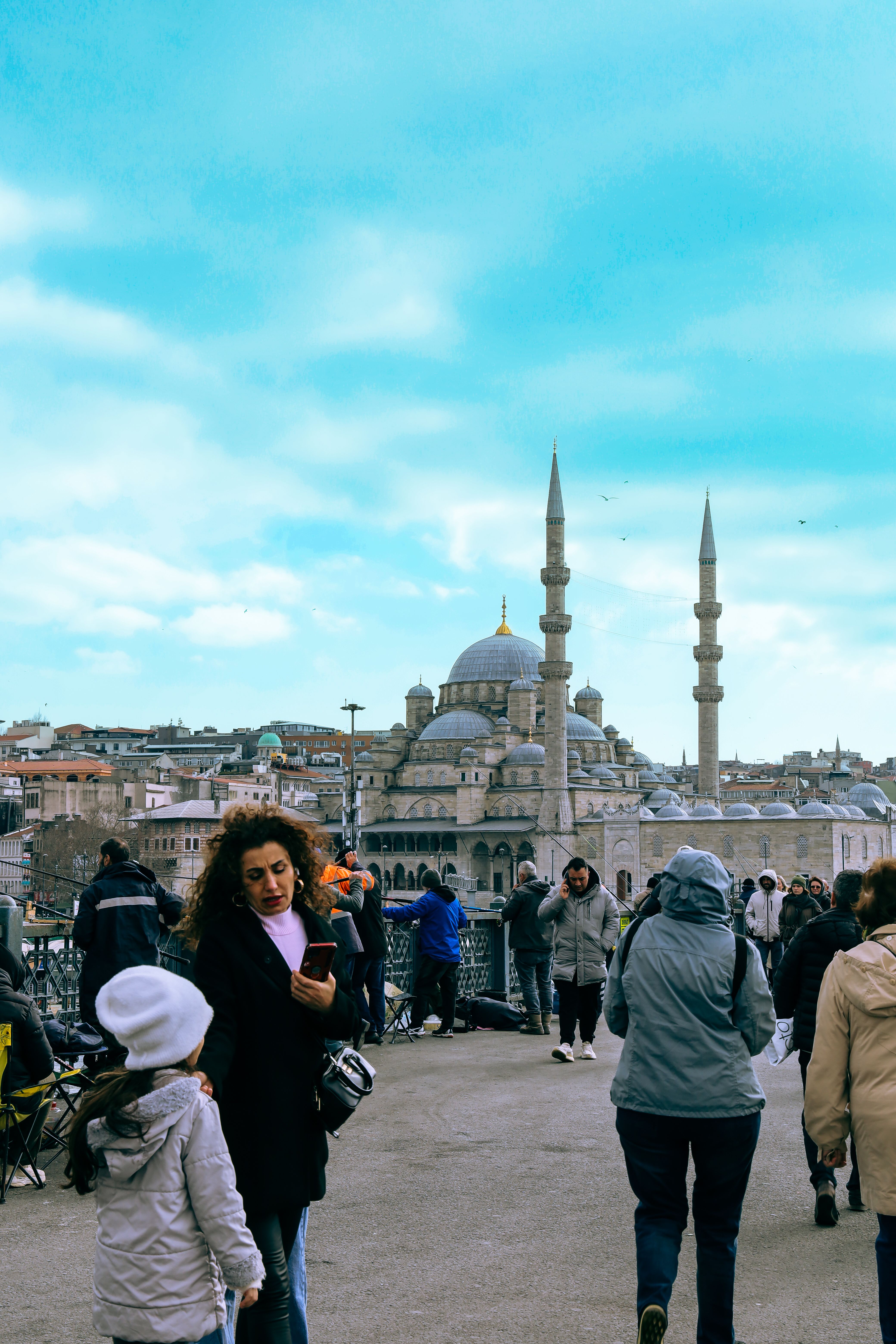 Busy Day Near Istanbul's Iconic Mosque · Free Stock Photo