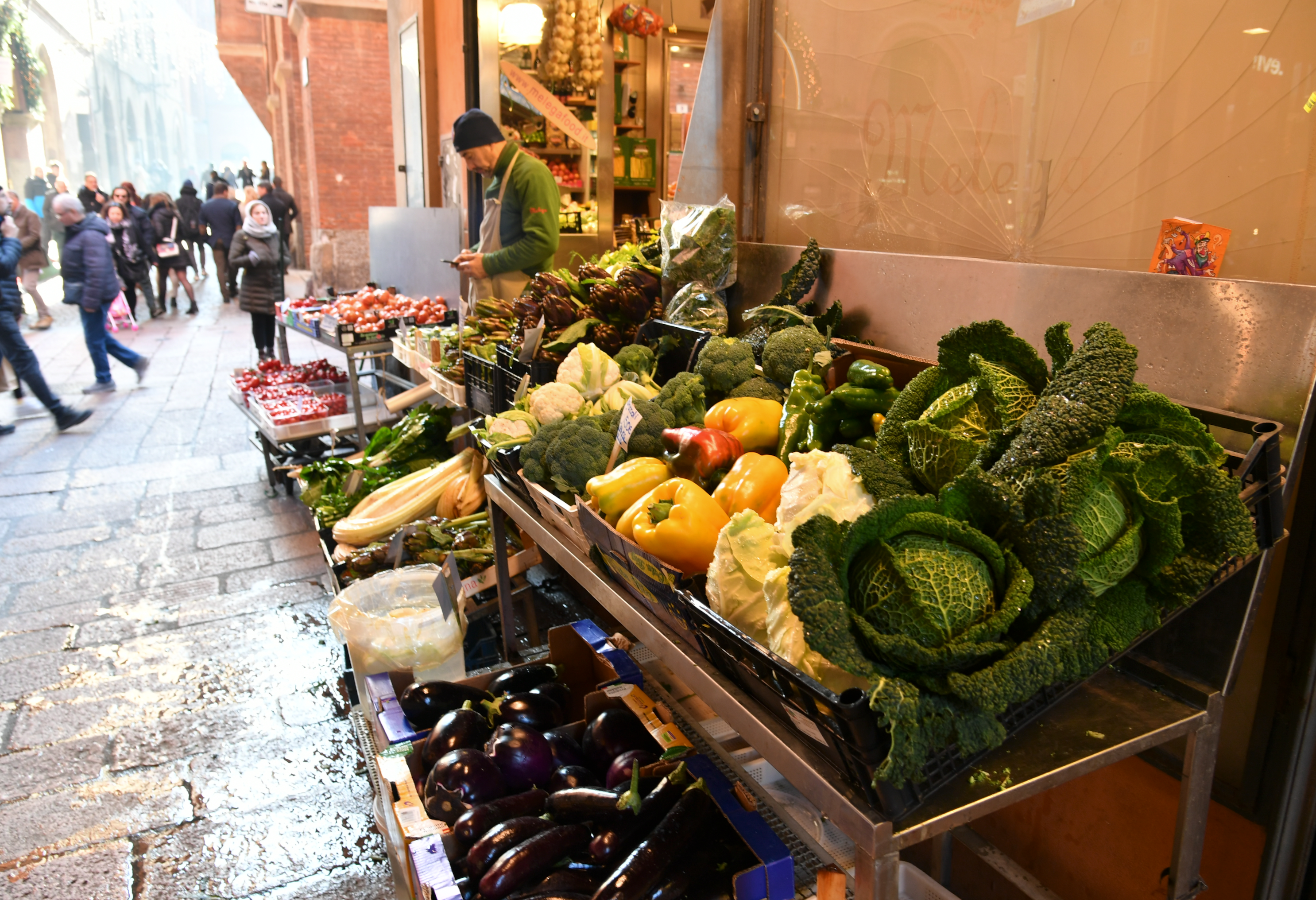 Traditional Italian pasta and cured meats