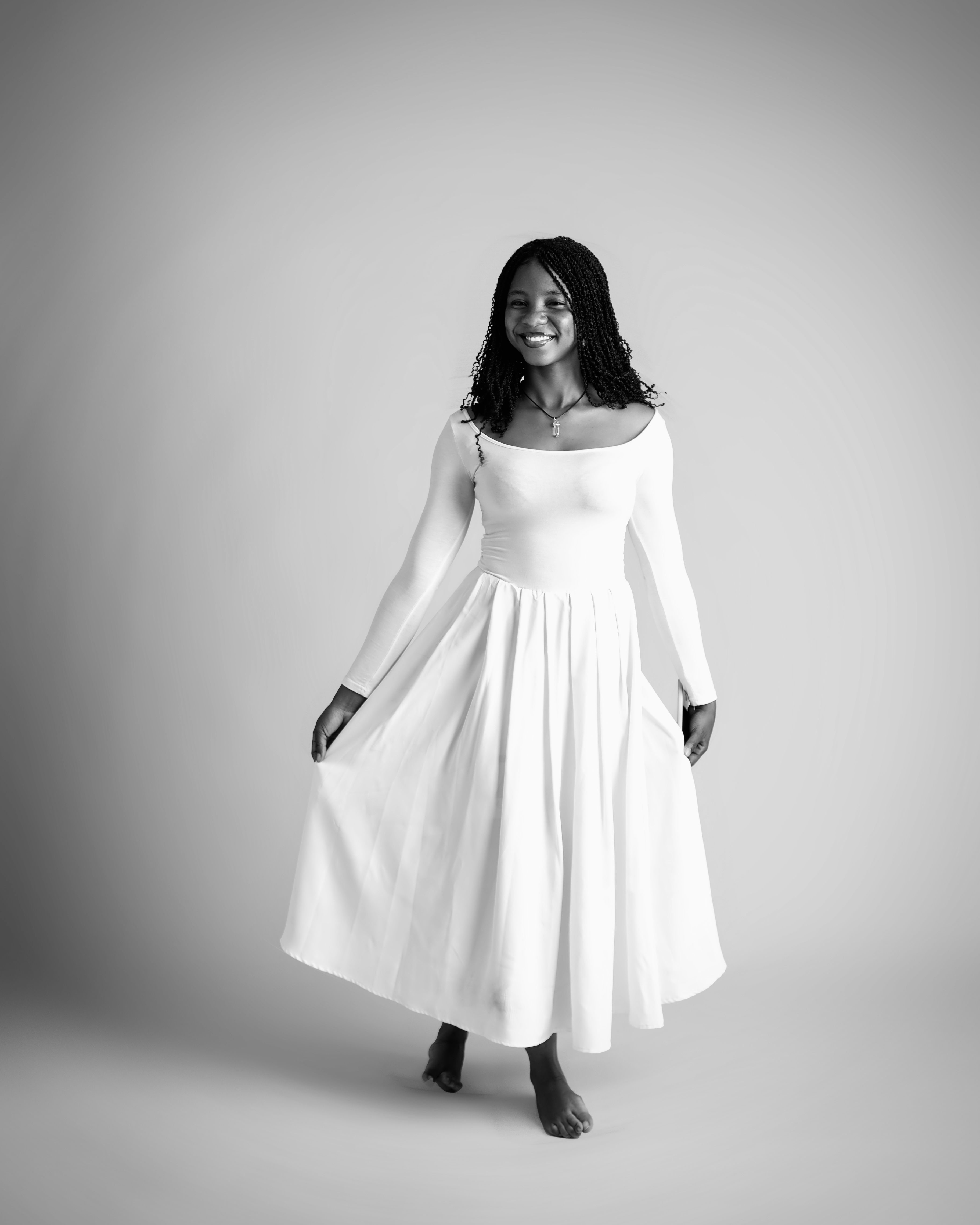 Elegant Black and White Portrait of a Woman · Free Stock Photo