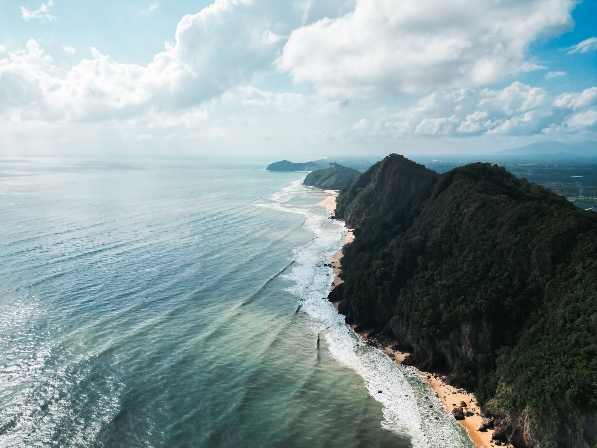 Stunning Aerial View of Malaysia Coastline · Free Stock Photo