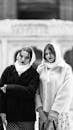 Black and White Portrait of Two Women in İstanbul