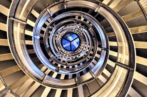 Free stock photo of architectural, architectural design, spiral staircase