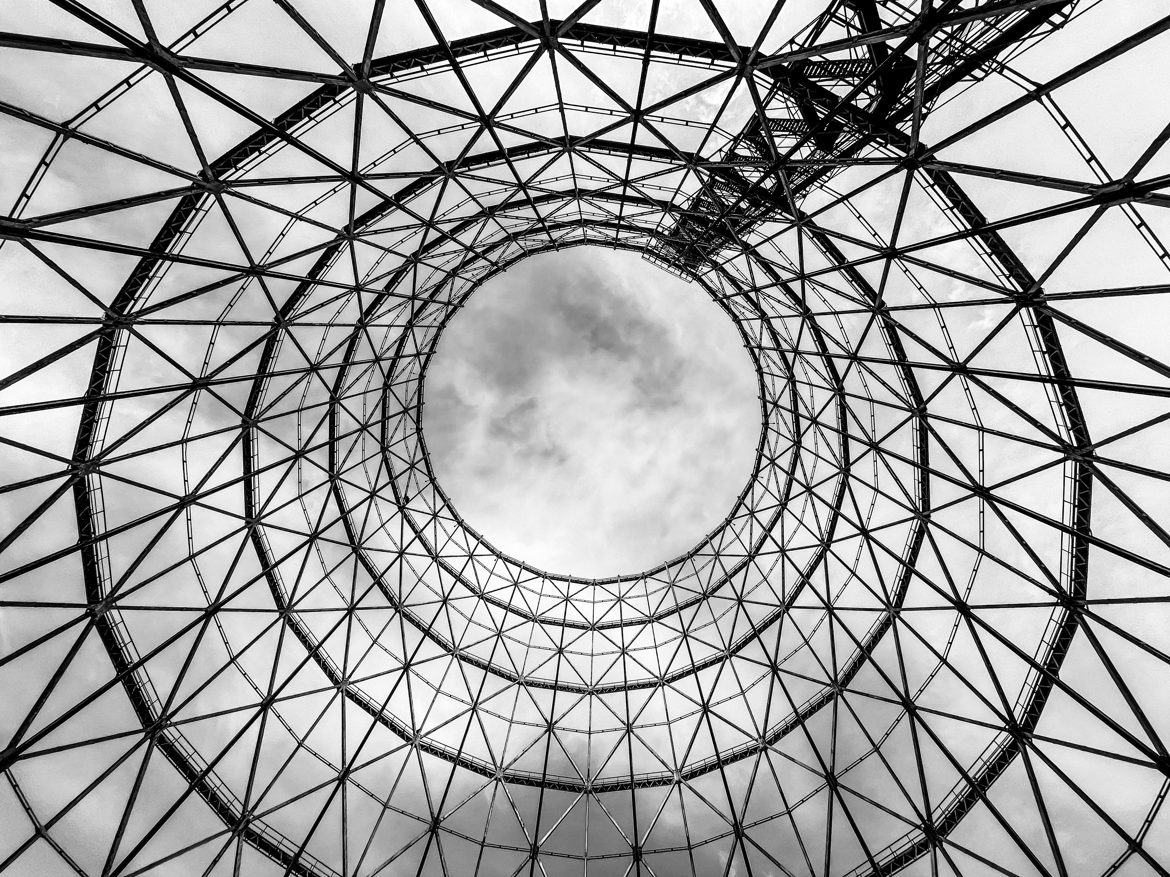 Abstract View of Geodesic Dome Structure · Free Stock Photo