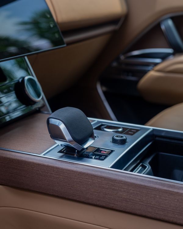 Modern Car Interior with Sleek Center Console · Free Stock Photo