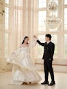 Elegant Indoor Wedding Dance in Hanoi Venue