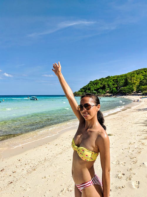 Free stock photo of beach, beach front, beach girl Stock Photo