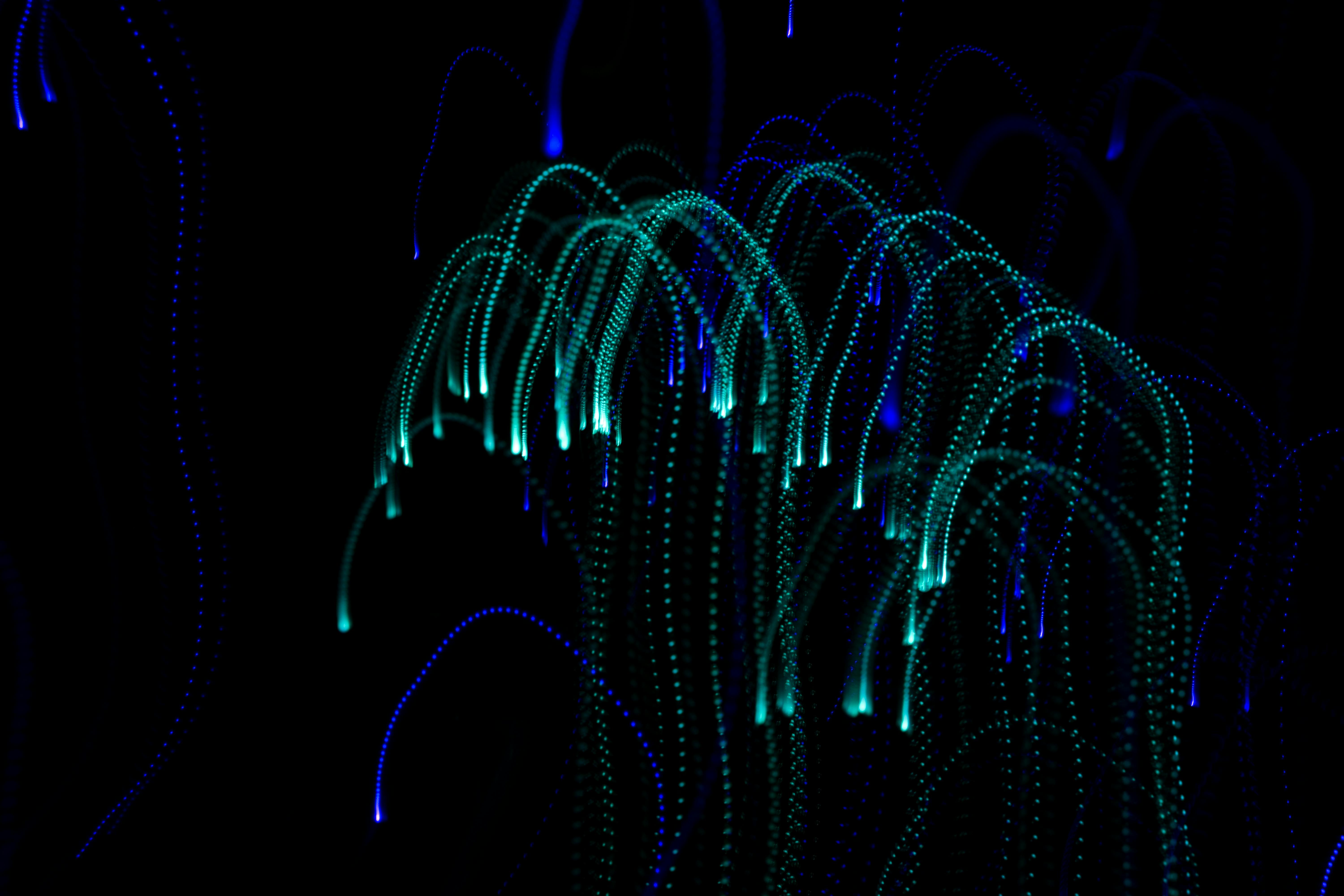 abstract dark futuristic data visualization background