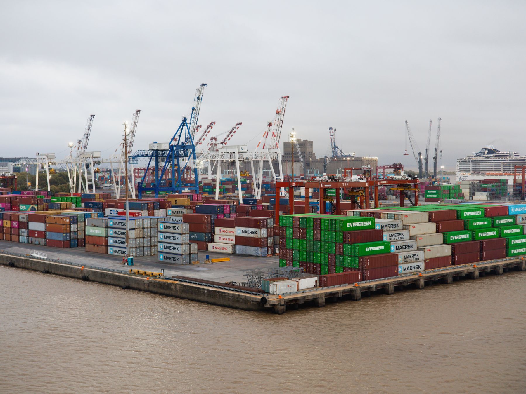 Caister-on-Sea — belongings being loaded for transport to storage