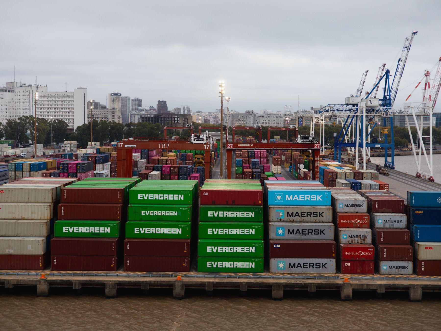 Arbroath — belongings being loaded for transport to storage