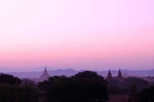 Gratis lagerfoto af myanmar, solnedgang