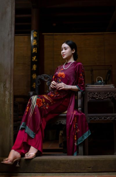 Ao dai silk