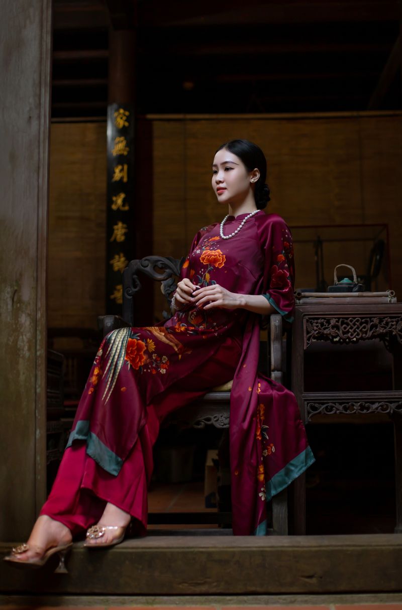 Ao dai silk