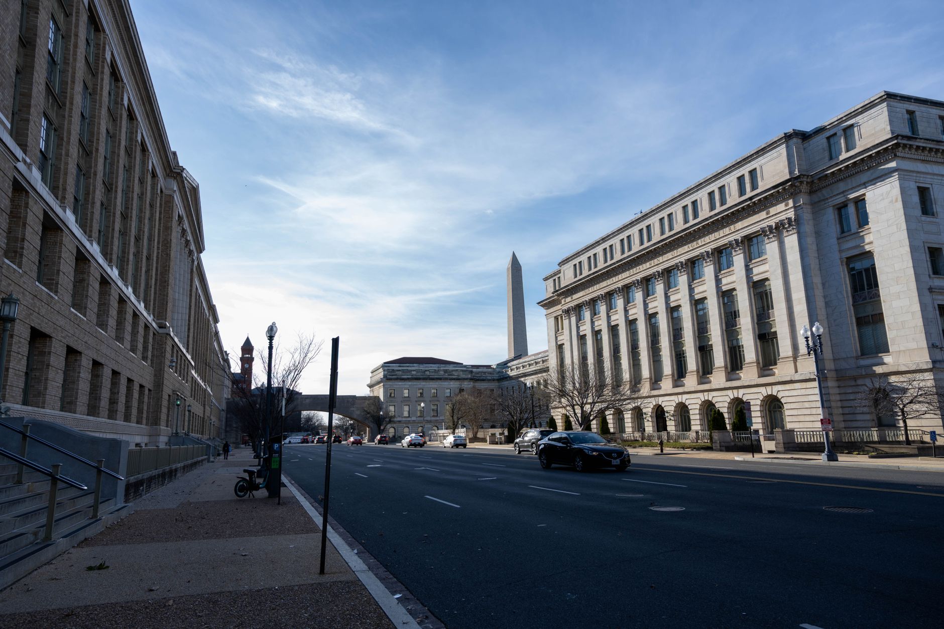 Washington government buildings as investors weigh how much a new Fed chair can shift policy