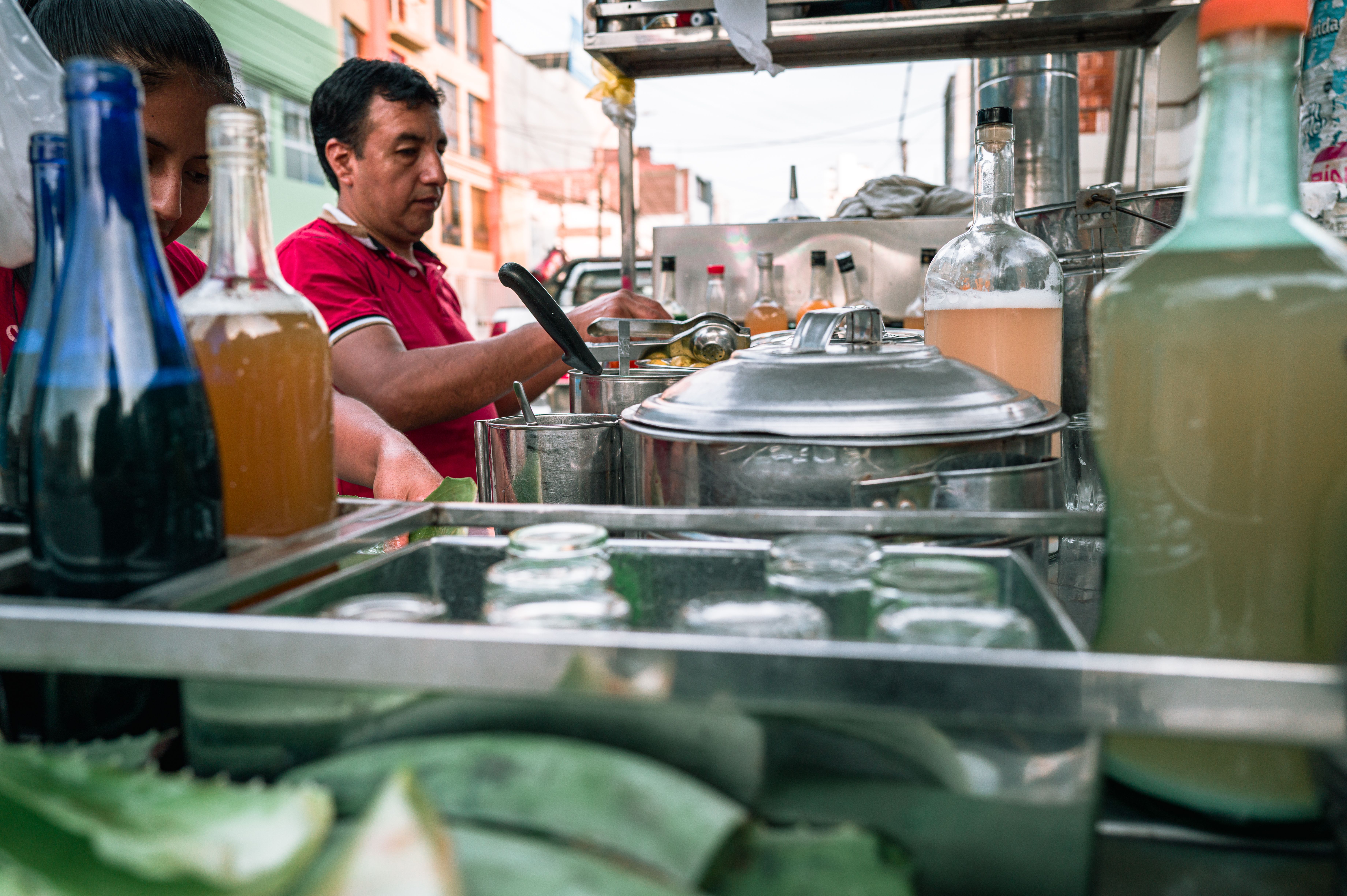 Budget travel and street food in Peru