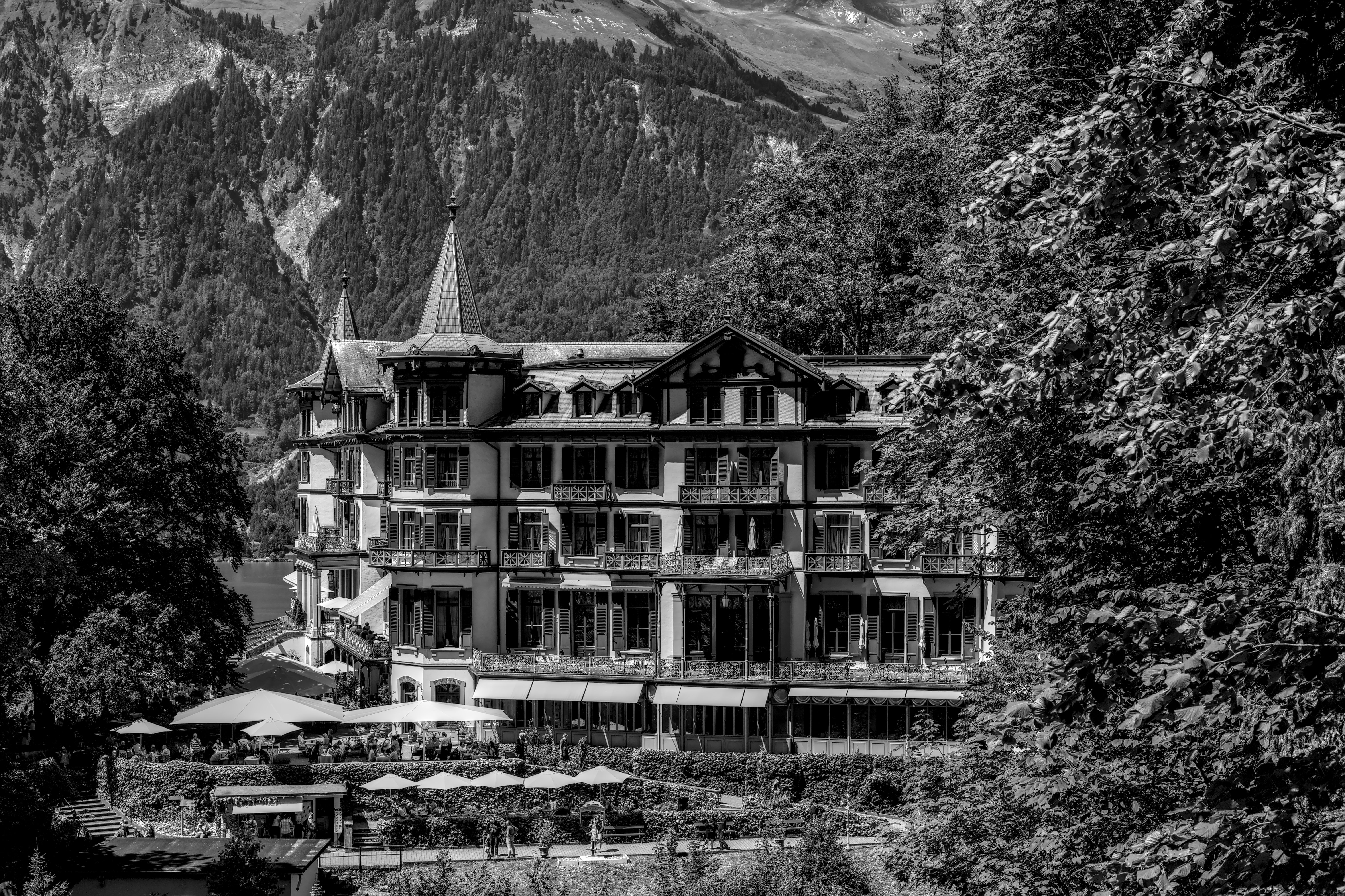 Landmarks in Swiss Alps