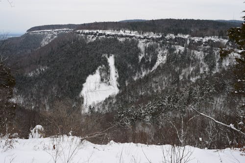 Free stock photo of cliff, snow Stock Photo