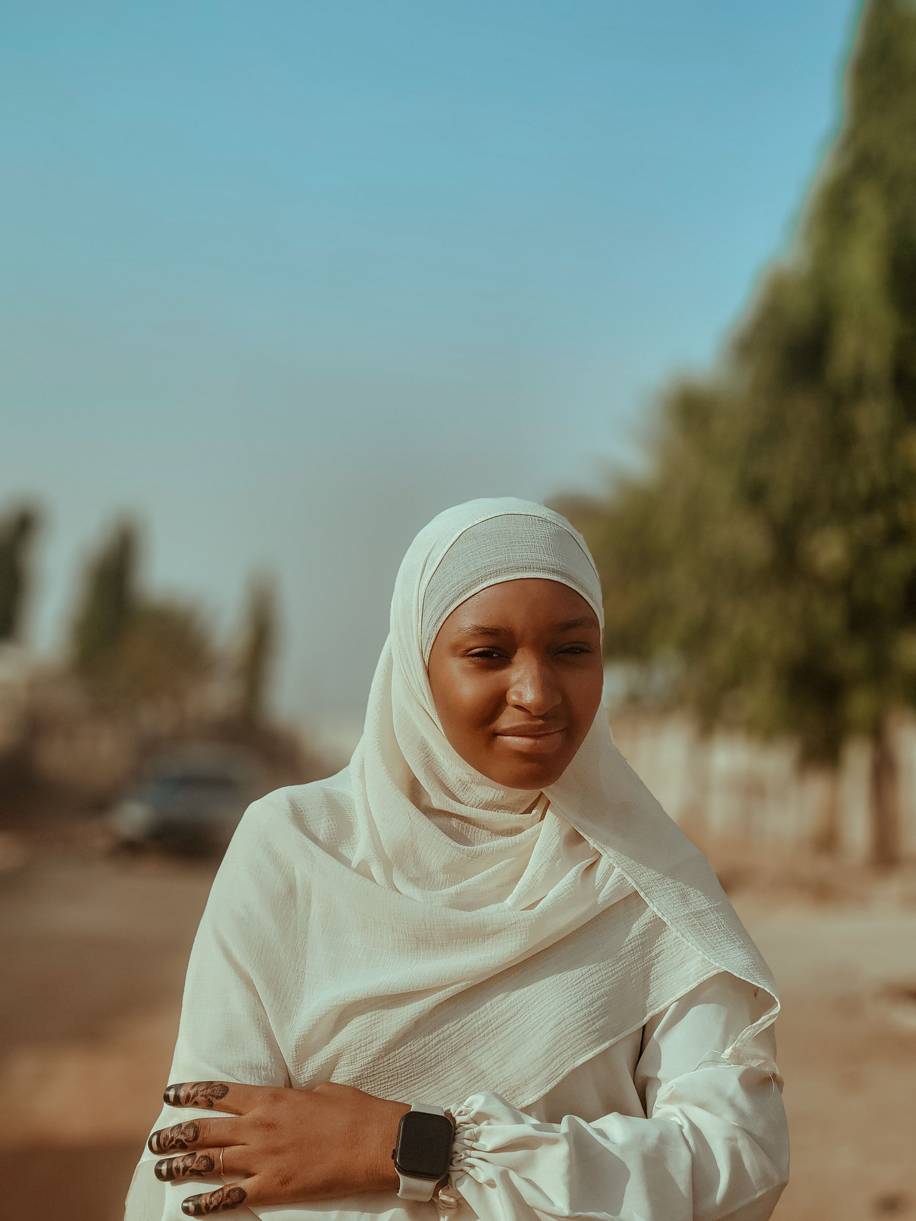 Young Woman in Hijab Outdoors in Daylight · Free Stock Photo