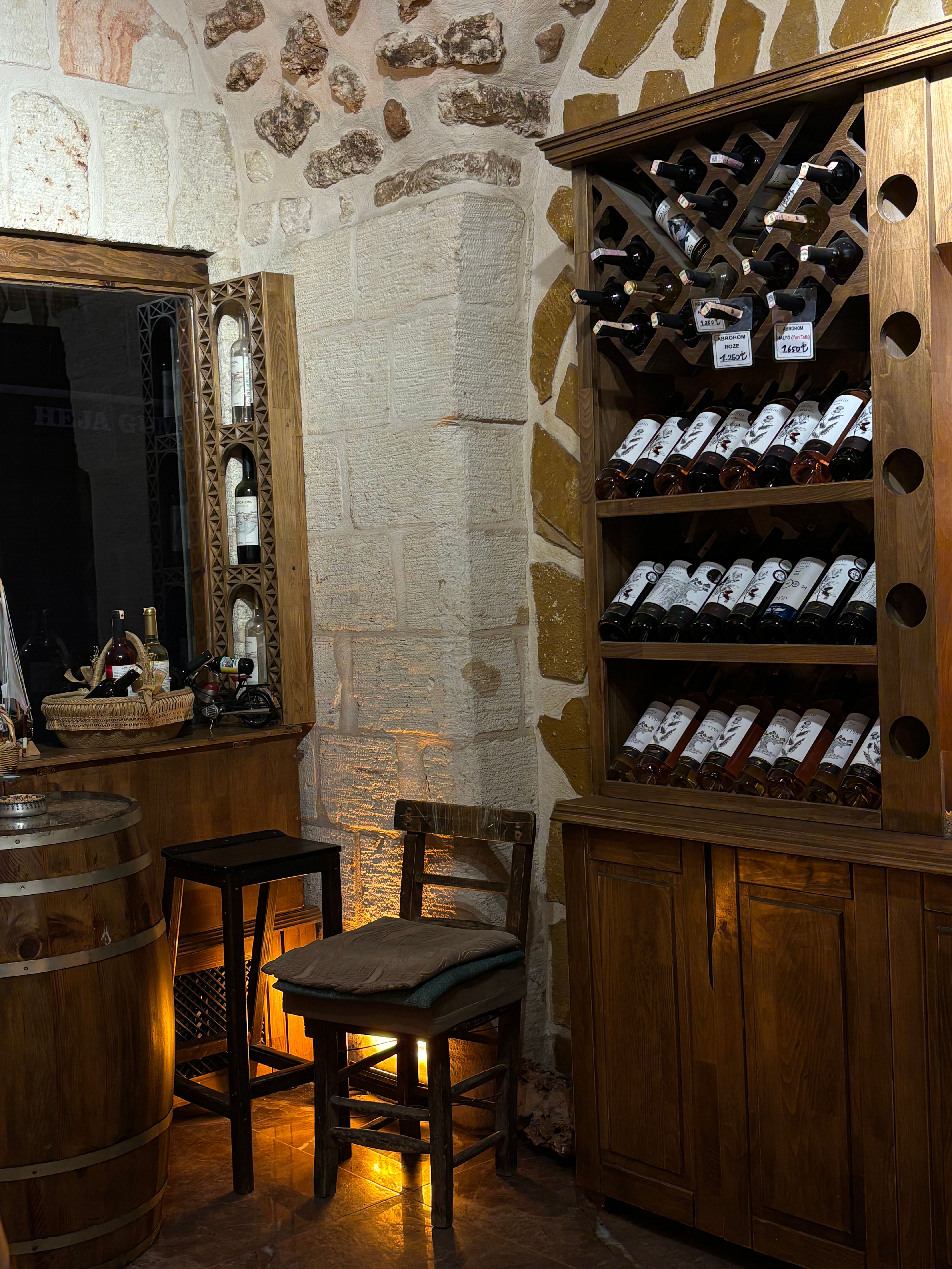 Cozy Wine Cellar with Rustic Interior Design · Free Stock Photo