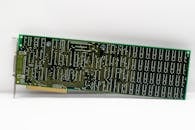 Vintage Electronic Circuit Board on White Background