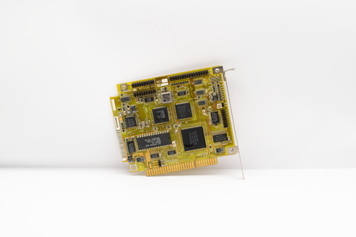 Free Antique circuit board showcasing vintage computing technology, isolated on a white background. Stock Photo