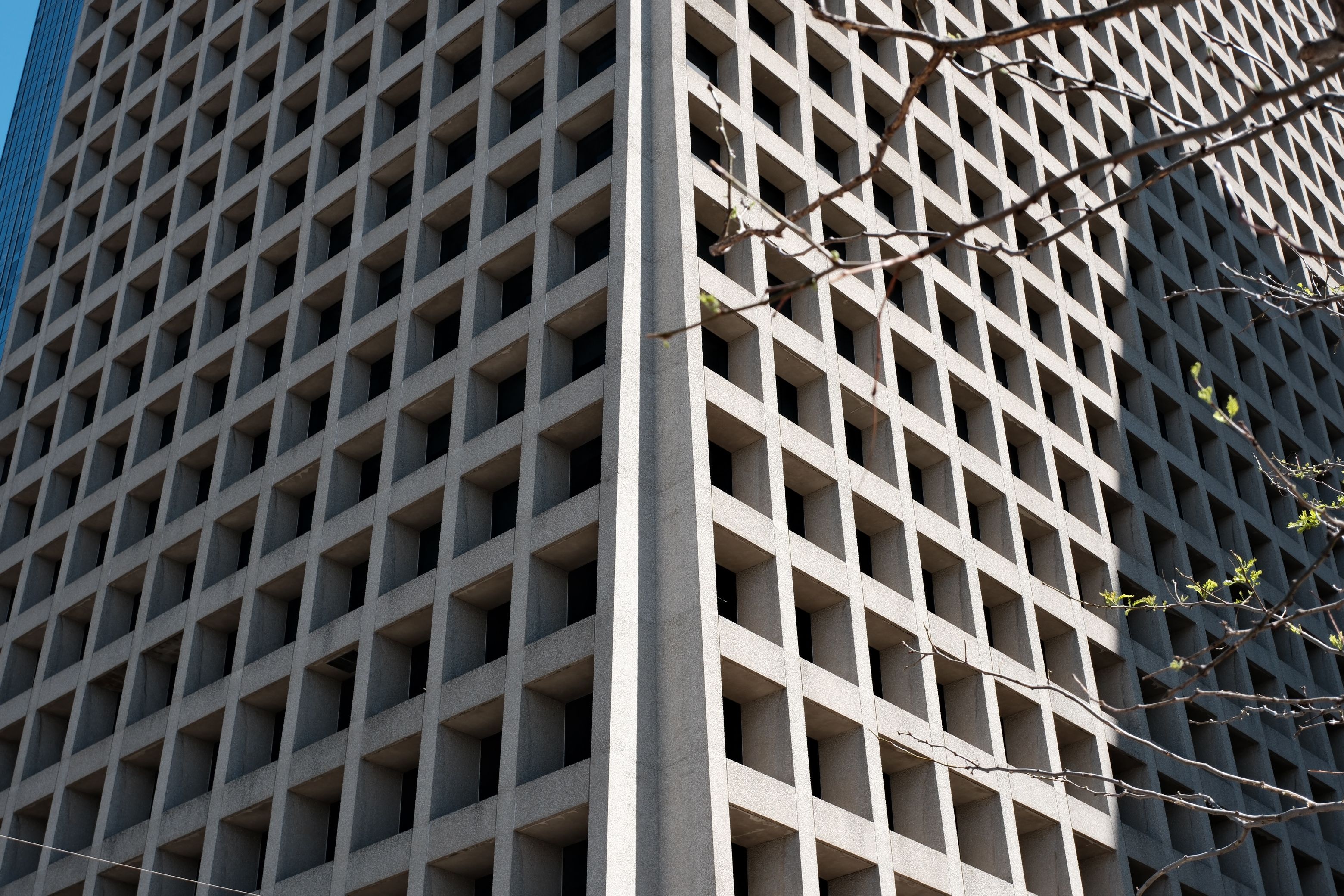 Modern Geometric Architecture Building Corner · Free Stock Photo