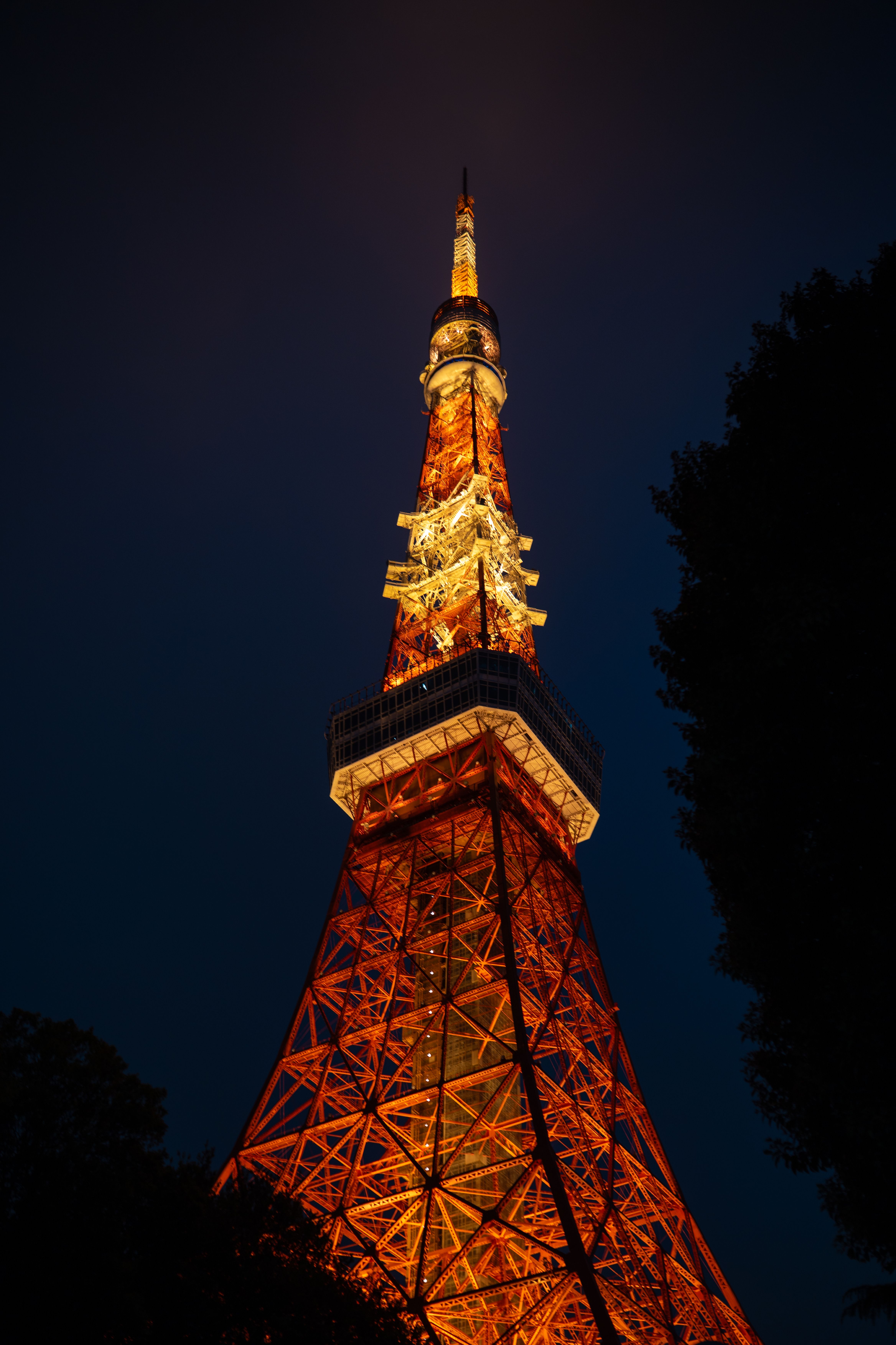 Illuminated Tokyo Tower at Night in Japonya · Free Stock Photo