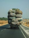 Heavily Loaded Truck on Nigerian Highway