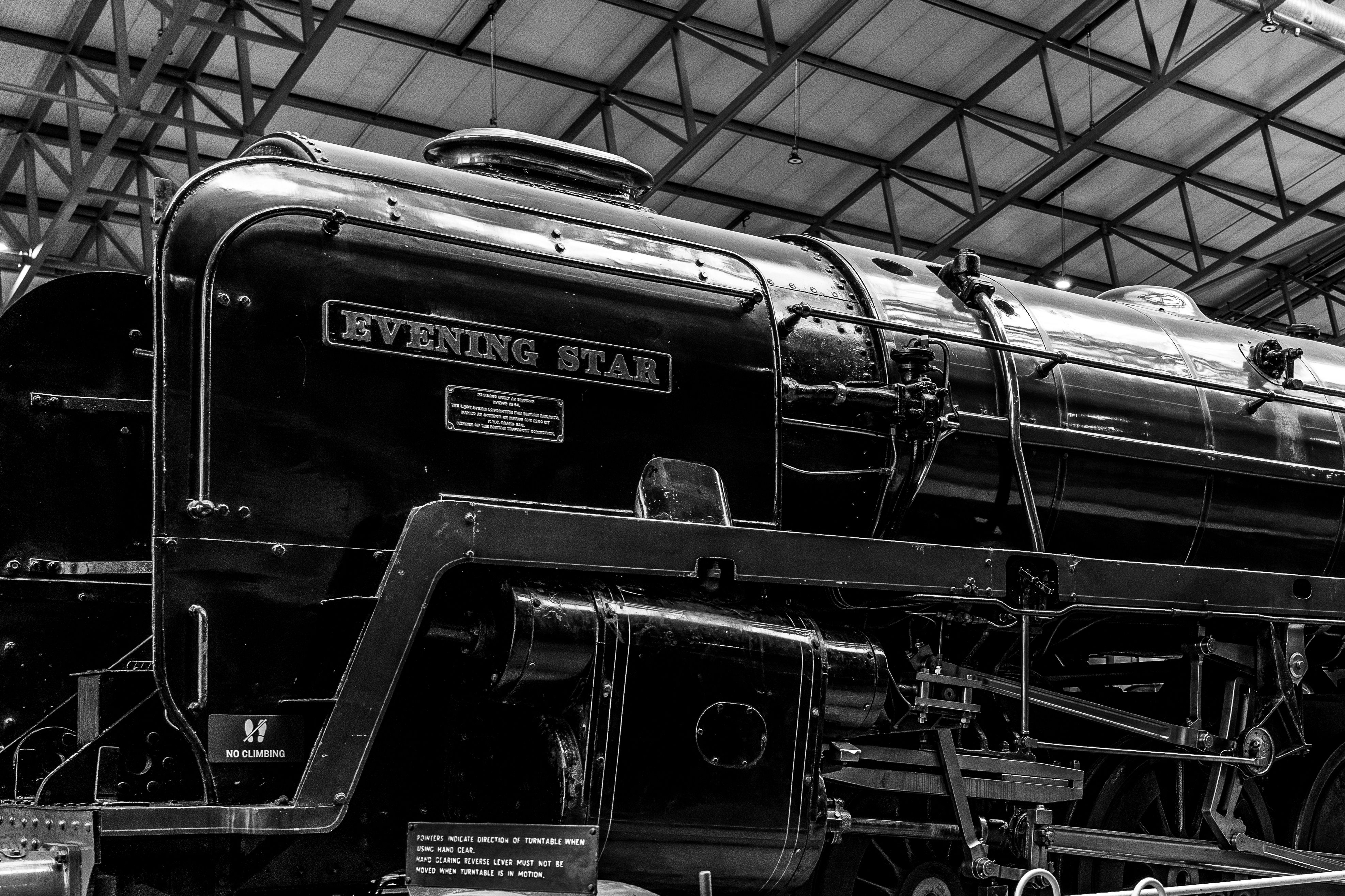 Historic Steam Locomotive Evening Star in Museum · Free Stock Photo