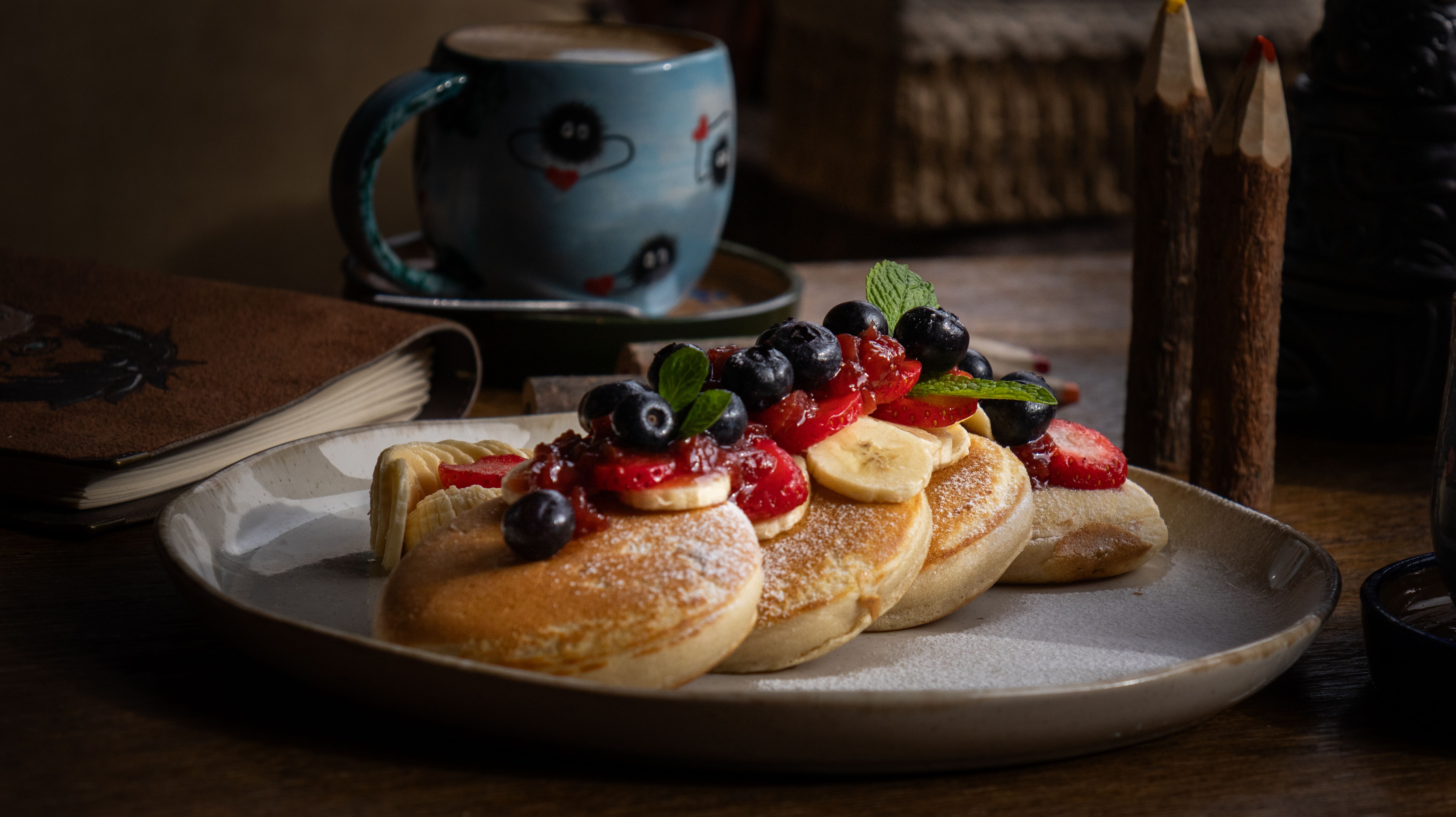 Weekend Pancakes with Maple Butter