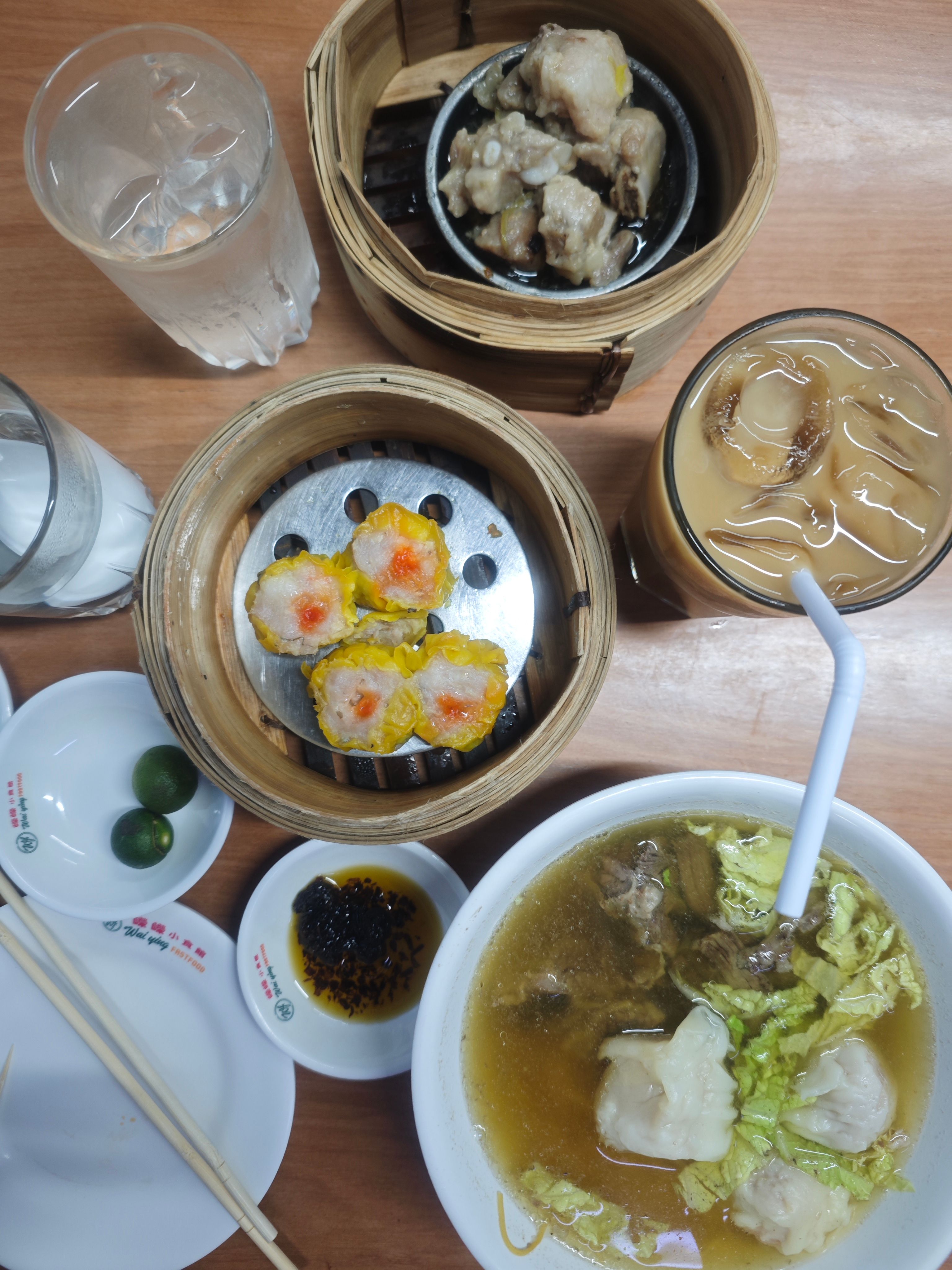 Authentic Chinese Dim Sum Meal with Soup · Free Stock Photo