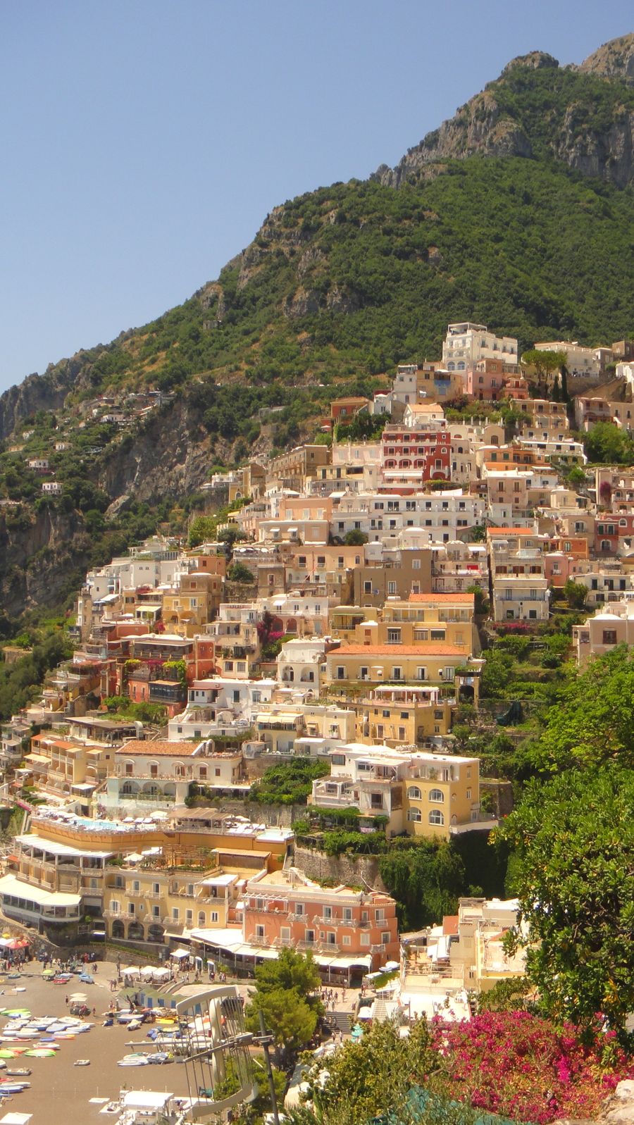 Positano cliffside panorama
