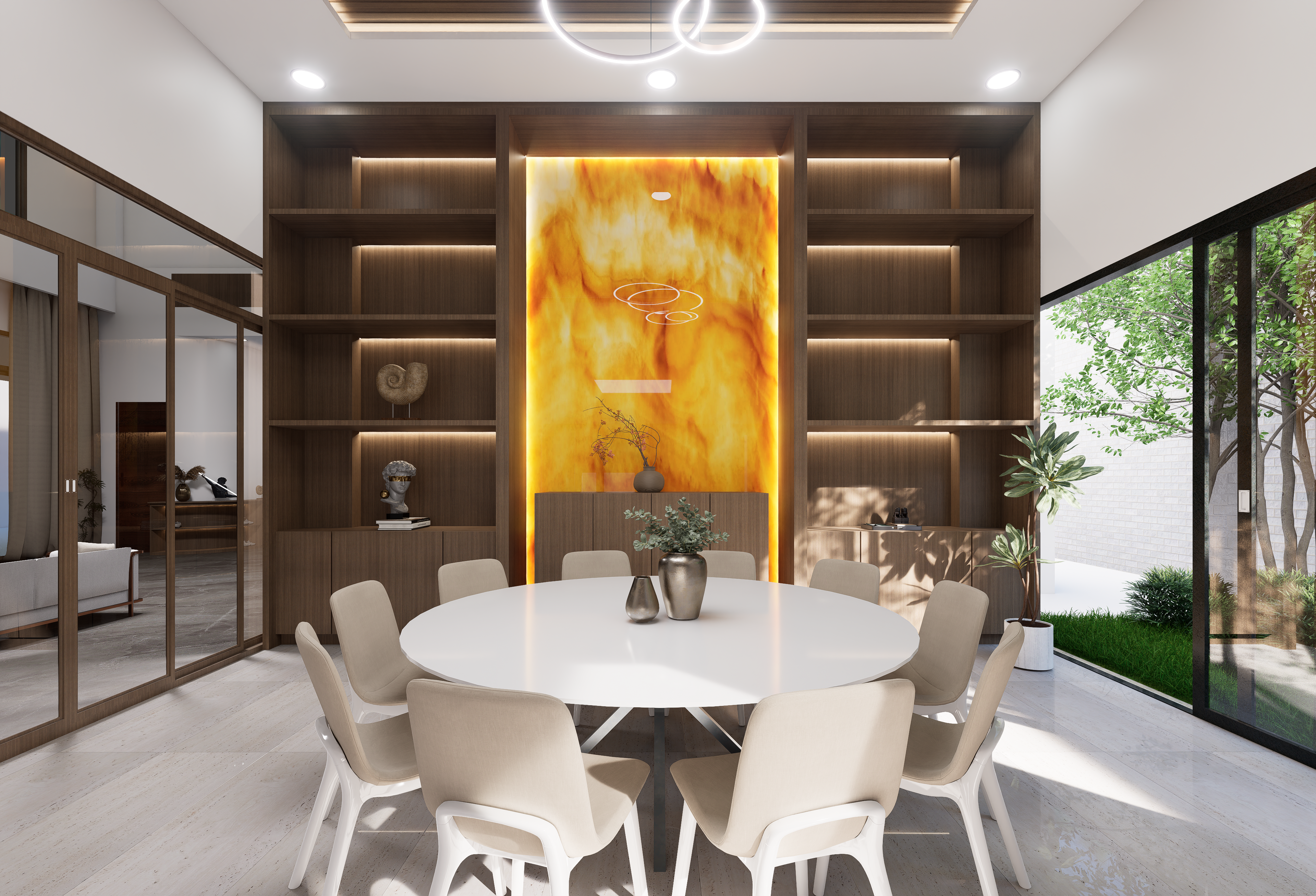 Modern Conference Room with Stylish Interior Design · Free Stock Photo