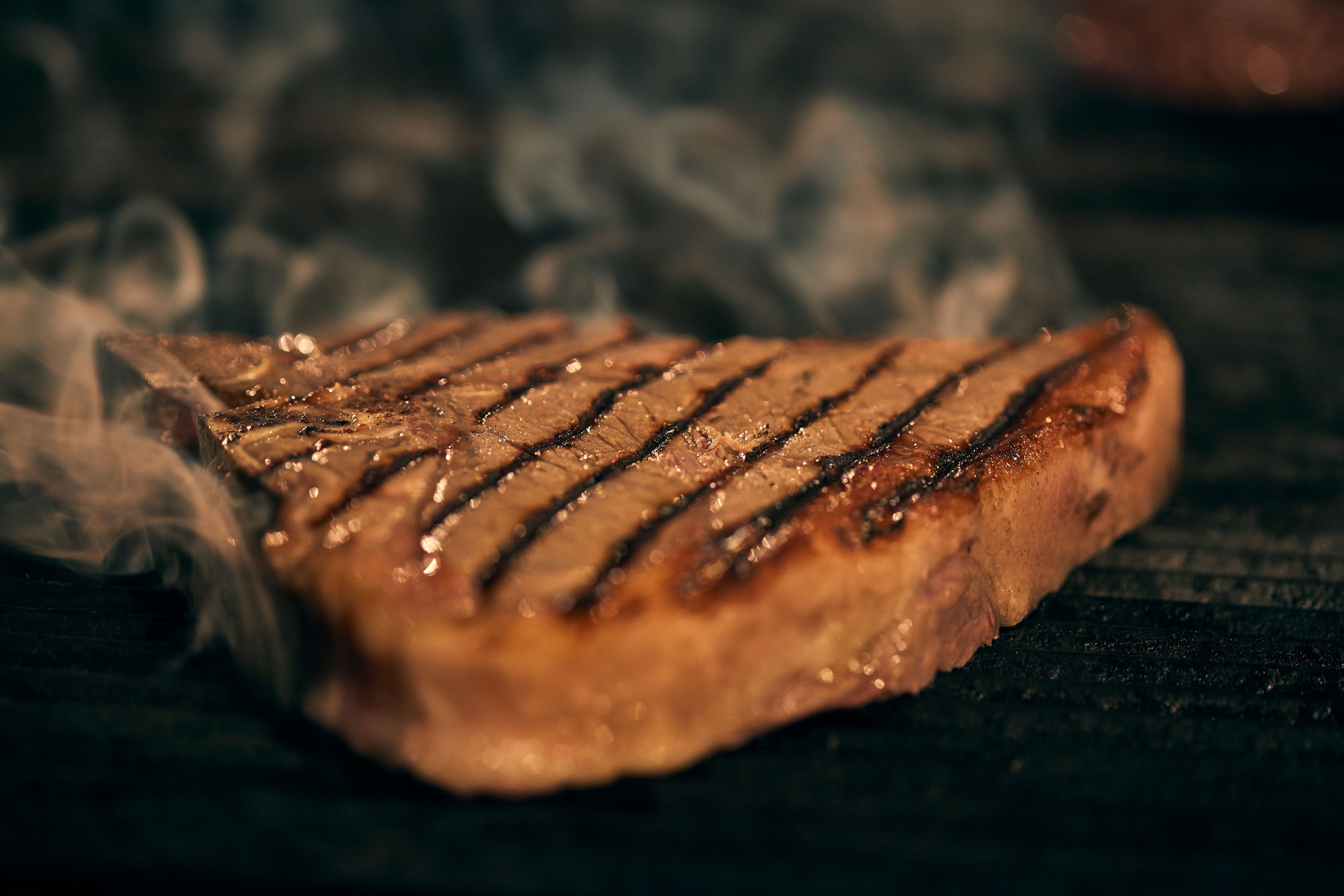 Cast-Iron Steak au Poivre with Red Wine Jus