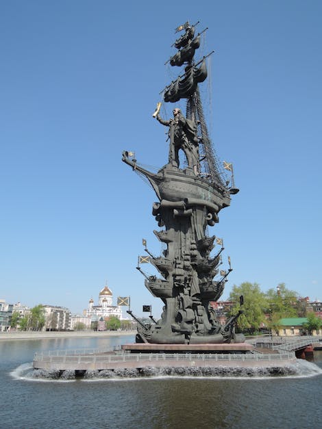 Free stock photo of monument, moscow, moscow-river