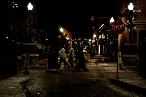 Free stock photo of busy street at night, candid street photo, city at night Stock Photo
